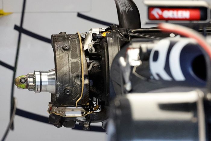 Detalle del tambor de freno AlphaTauri AT04