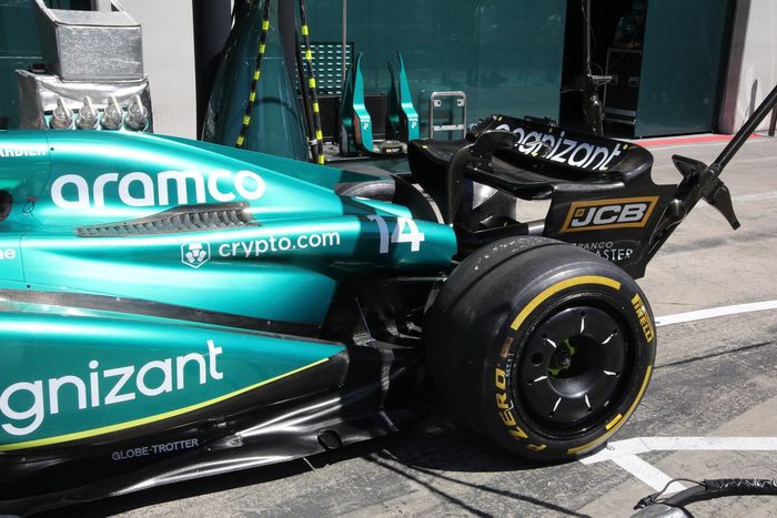 Aston Martin AMR23 detalles técnicos