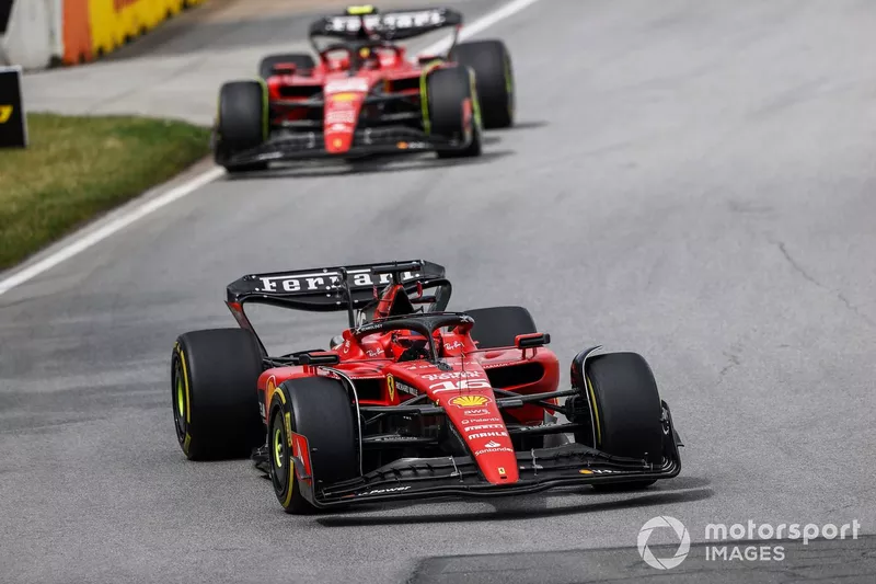 Charles Leclerc, Ferrari SF-23, Carlos Sainz, Ferrari SF-23