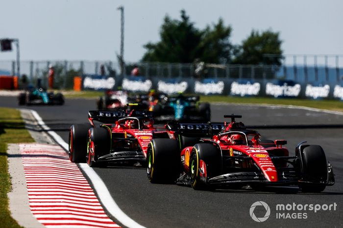 Charles Leclerc, Ferrari SF-23, Carlos Sainz, Ferrari SF-23