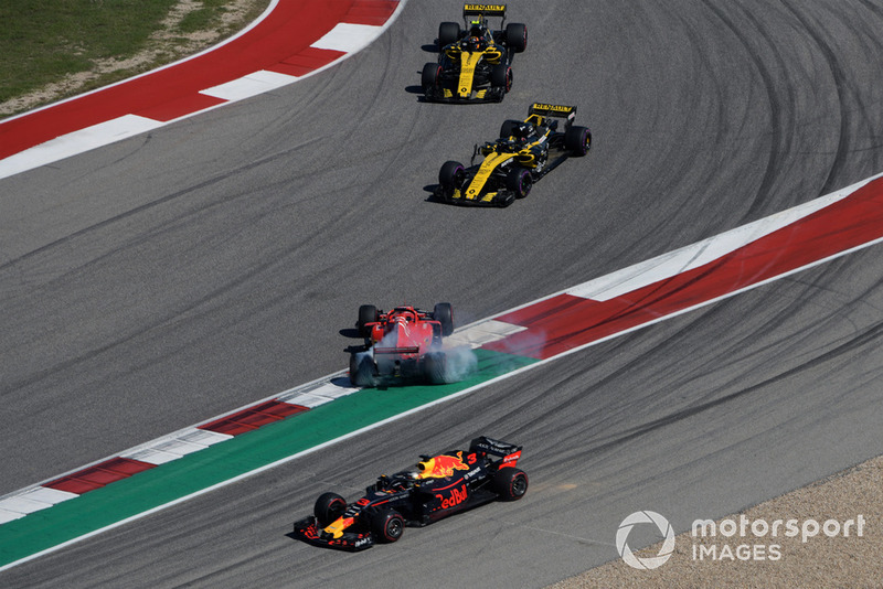 Себастьян Феттель, Ferrari SF71H, Даніель Ріккардо, Red Bull Racing RB14