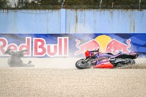 Franco Morbidelli, caída del Pramac Racing