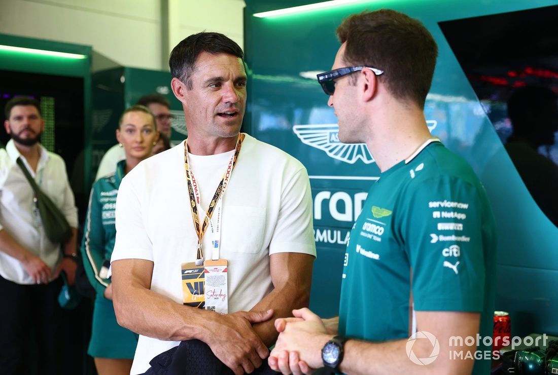 Dan carter with Stoffel Vandoorne, Aston Martin Racing