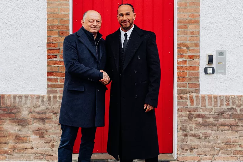Frederic Vasseur, Lewis Hamilton, Ferrari