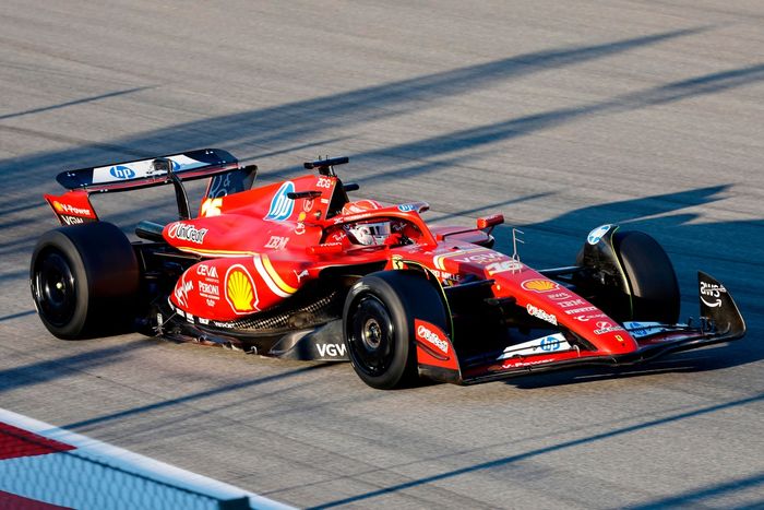 Charles Leclerc, Ferrari SF-24 during Pirelli test