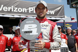 Polesitter Carlos Munoz, Andretti Autosport Honda