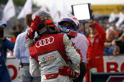 Edoardo Mortara Audi Sport Team Abt Sportsline, Audi RS 5 DTM y Miguel Molina Audi Sport Team Abt Sp