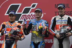 Podium: ganador, Jack Miller, Marc VDS Racing Honda, segundo, Marc Márquez, Repsol Honda Team, terce