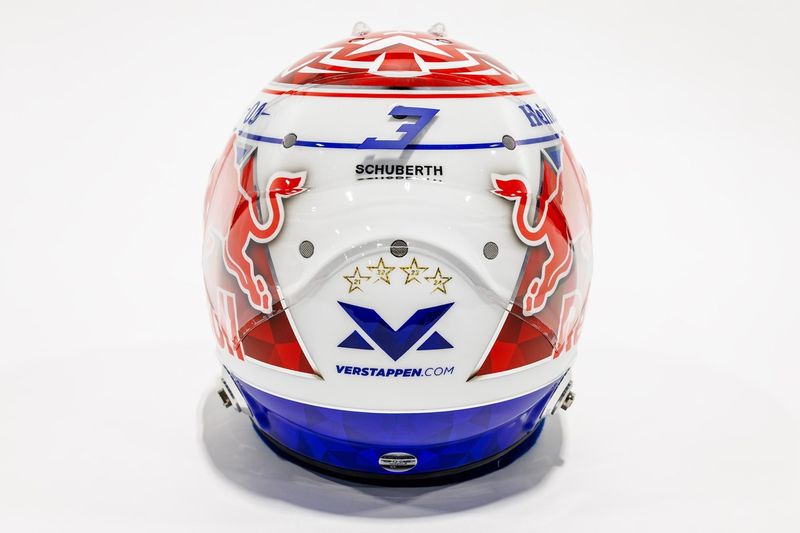 Casque de Max Verstappen, Red Bull Racing  