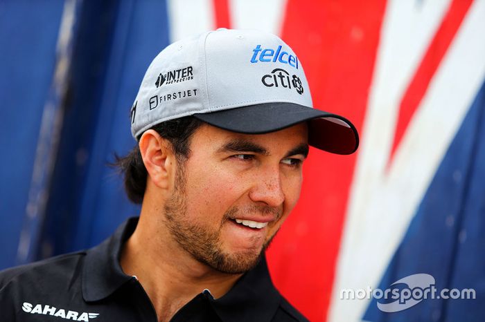Sergio Perez, Sahara Force India F1 en la Brighton Beach