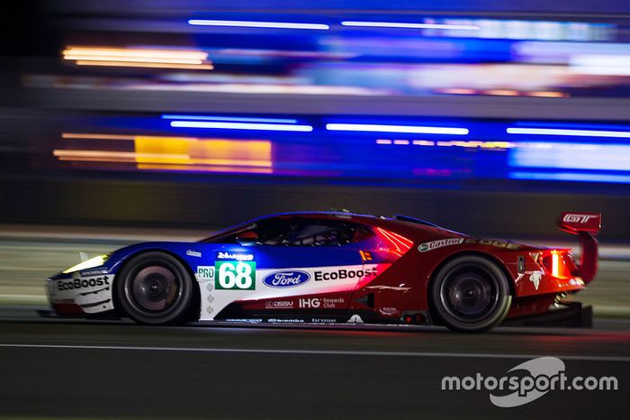 43°: #68 Ford Chip Ganassi Racing Ford GT: Joey Hand, Dirk Müller, Tony Kanaan