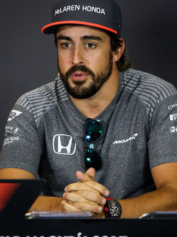 Fernando Alonso, McLaren in the Press Conference