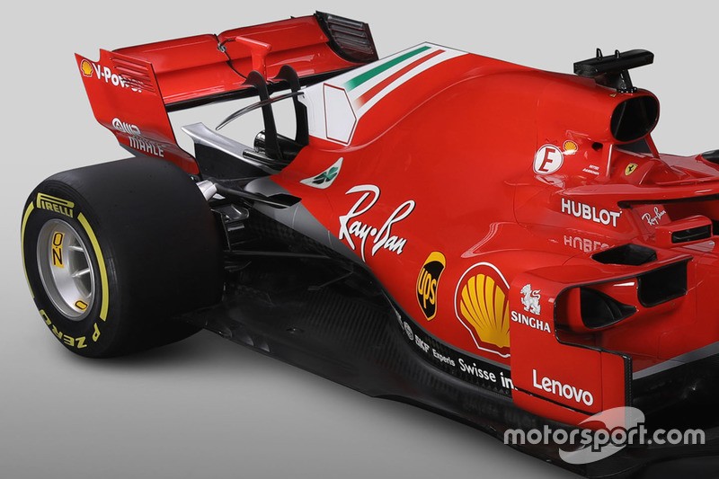 Задняя часть Ferrari SF71H