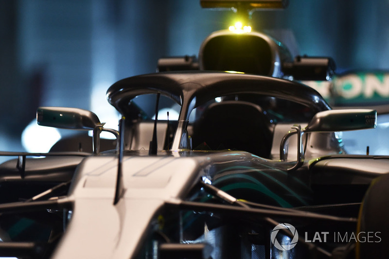 Mercedes AMG F1 W09 halo detail