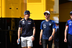 Max Verstappen, Red Bull Racing and Pierre Gasly, Scuderia Toro Rosso