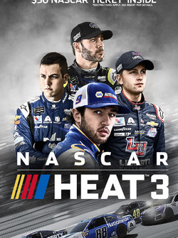 Постер игры NASCAR Heat 3