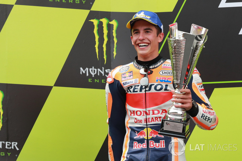 Podio: segundo lugar Marc Marquez, Repsol Honda Team