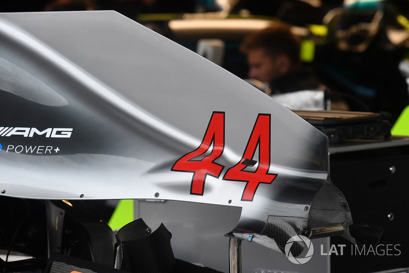 La carrocería del Mercedes-AMG F1 W09