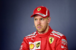 Sebastian Vettel, Ferrari en la rueda de prensa