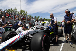 Sergey Sirotkin, Williams FW41, on the grid