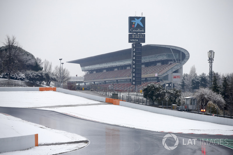 Snow covered circuit