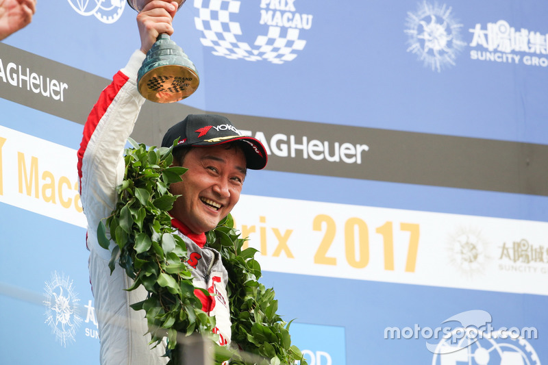 Podium: third place Ryo Michigami, Honda Racing Team JAS, Honda Civic WTCC