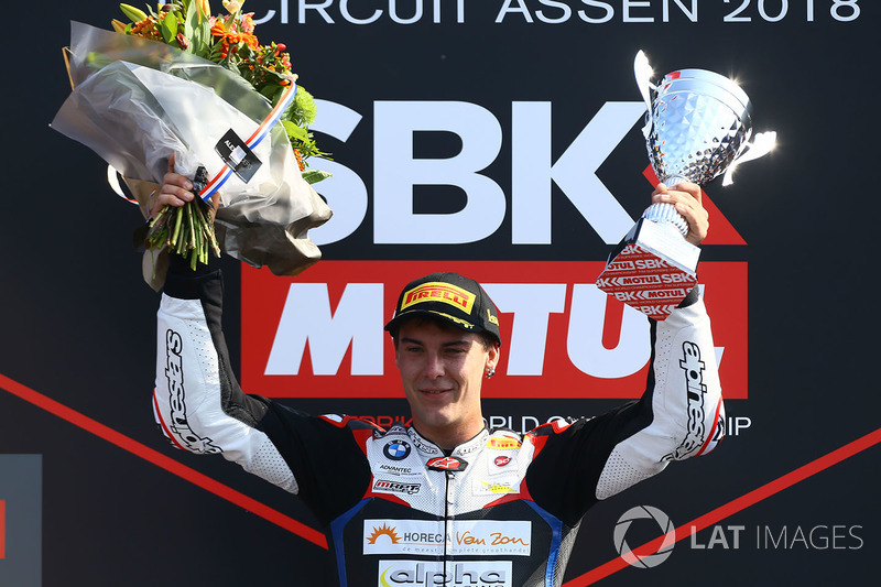 Podium STK1000: race winner Markus Reiterberger