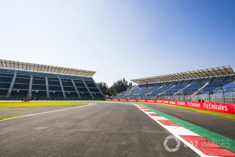 Detalle del circuito del Autódromo Hermanos Rodríguez