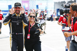 Jean-Eric Vergne, Techeetah, festeggia dopo la vittoria del campionato