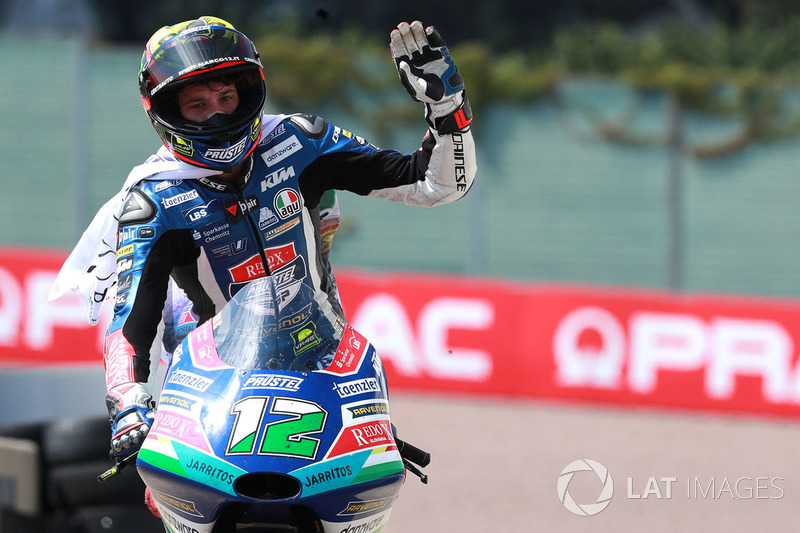 Second place Marco Bezzecchi, Prustel GP