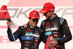 Podium: #100 Team Kunimitsu Honda NSX Concept GT: Naoki Yamamoto, Jenson Button