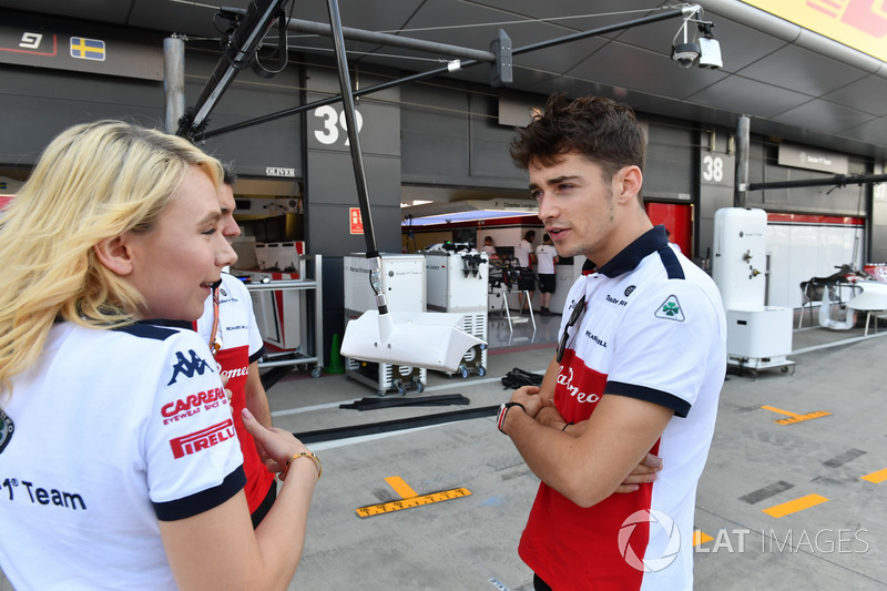 Шарль Леклер, Sauber, стратег Sauber Рут Баскомб