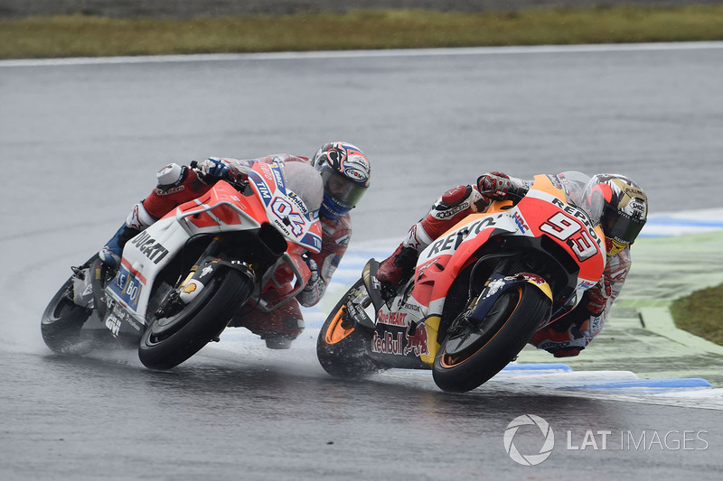 Marc Marquez, Repsol Honda Team, Andrea Dovizioso, Ducati Team