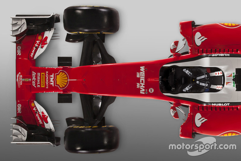 Ferrari SF16-H, dettaglio