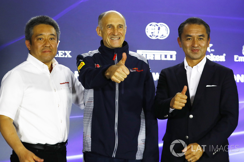 Katsuhide Moriyama Honda, Honda de Masashi Yamamoto, Franz Tost, director del equipo, Scuderia Toro Rosso