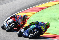Valentino Rossi, Yamaha Factory Racing, Andrea Dovizioso, Ducati Team