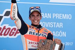 Podio: ganador Marc Marquez, Repsol Honda Team