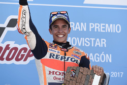 Podium : le vainqueur Marc Marquez, Repsol Honda Team