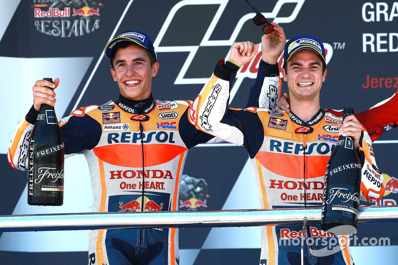 Pedrosa menang dan podium ganda Repsol Honda berlanjut di Jerez