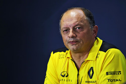 Frédéric Vasseur, directeur de la compétition Renault Sport F1 Team lors de la conférence de presse de la FIA