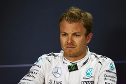 Nico Rosberg, Mercedes AMG F1 in de persconferentie
