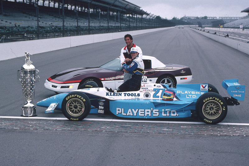 Jacques Villeneuve with Tony George