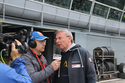 Intervista nella pit lane