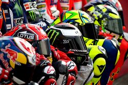 Cascos de los pilotos