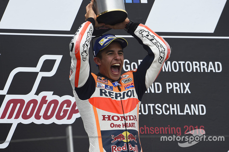 Podium: Sieger Marc Marquez, Repsol Honda Team