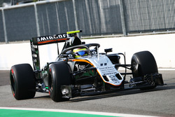Sergio Perez, Sahara Force India F1 VJM09 avec le Halo
