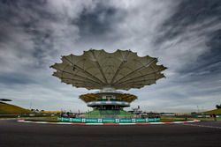 Kurve 15: die letzte Kurve am Sepang International Circuit