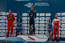 Podium: 1. Sébastien Buemi, Renault e.Dams; 2. Lucas di Grassi, ABT Schaeffler Audi Sport; 3. Nick H