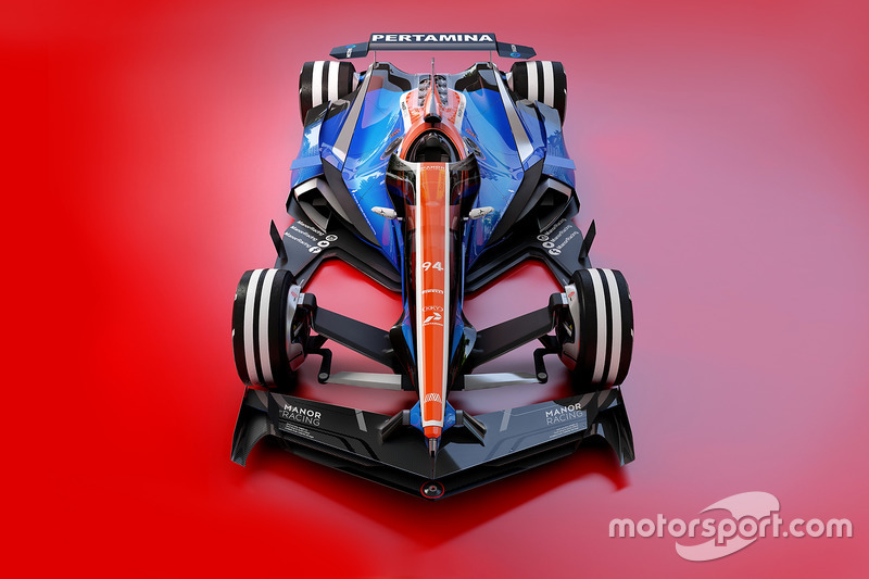 Manor Racing 2030 diseño fantasy