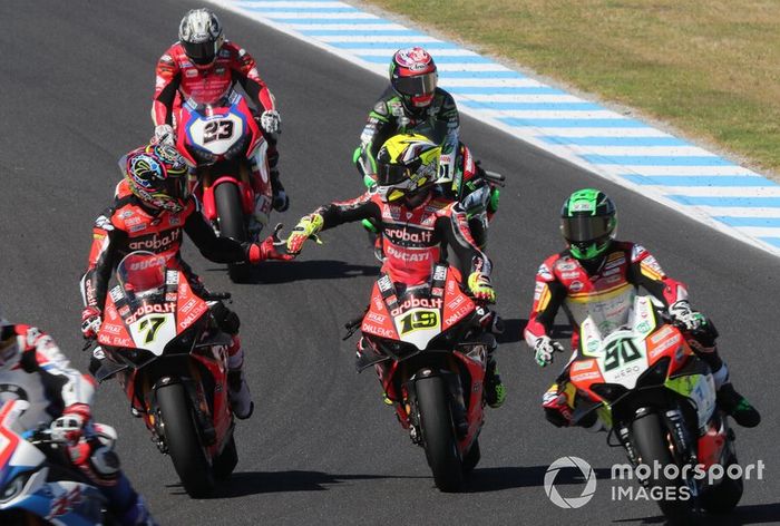 Chaz Davies, Aruba.it Racing-Ducati Team, Alvaro Bautista, Aruba.it Racing-Ducati Team